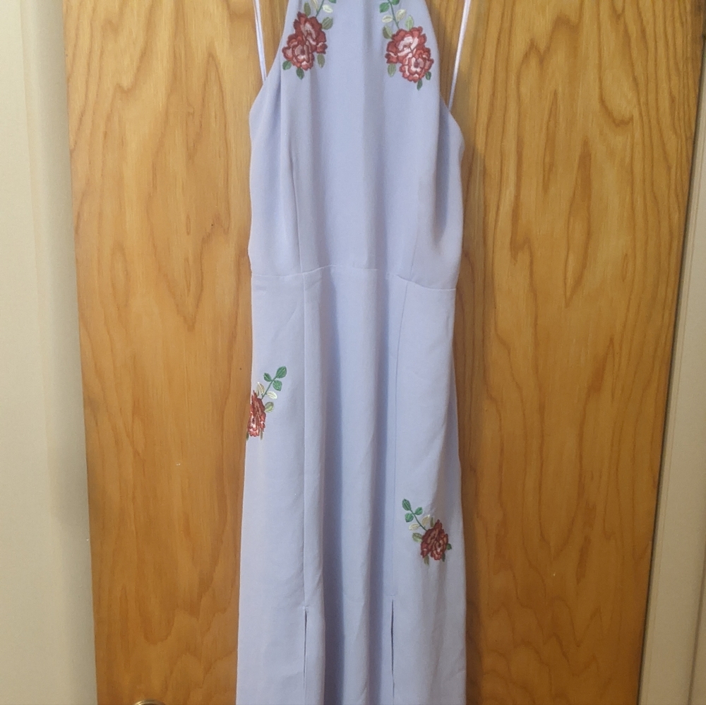 Lilac fairy core cottage core dress